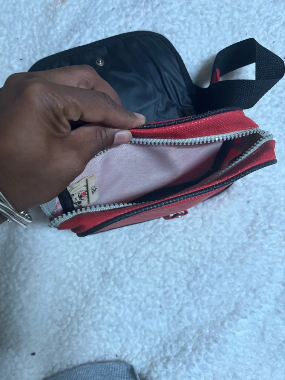 Vintage Disney Fanny pack nylon red belt bag